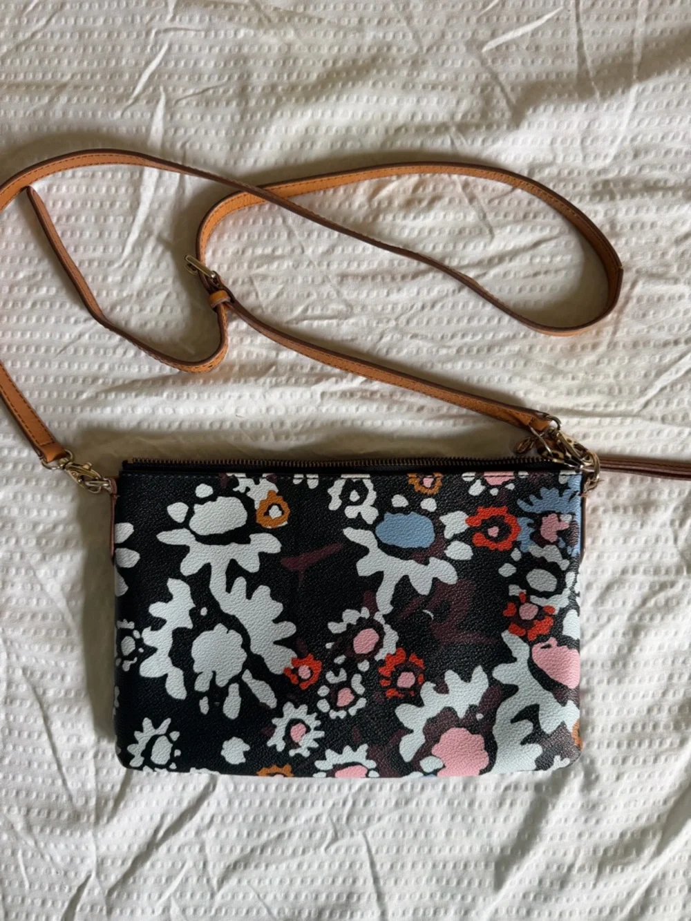 Fossil Sydney Floral print Crossbody Shoulder Bag - Picture 2 of 10